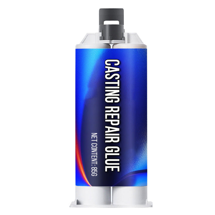 Hitzebeständiger Metall Reparaturkleber für starken Halt auf Stahl und Aluminium. Ideal für Autoteile.