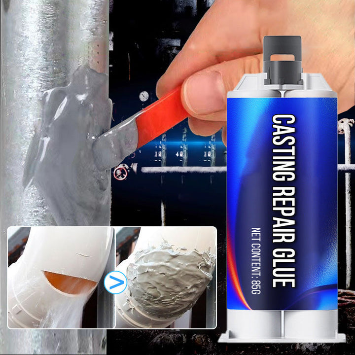 Starker Reparaturkleber auf Gießharzbasis: Flüssigmetall für Aluminium und Stahl mit starkem Halt.