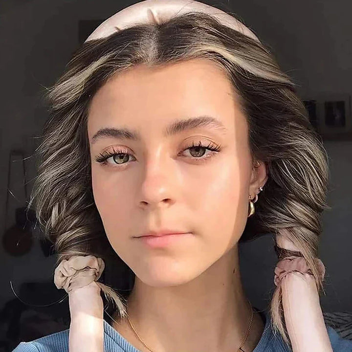 Schnellstyling mit dem Seidenlockenformer: kreiere definierte, frizzfreie Locken ganz einfach im Schlaf.