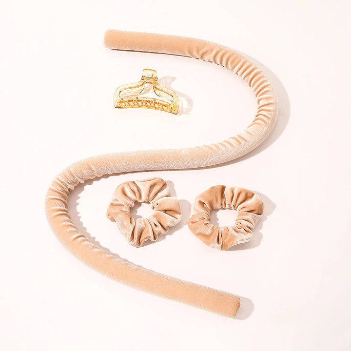 Eleganter hitzefreier Seiden Lockenformer, ideal für schöne, natürliche Locken und Wellen über Nacht.