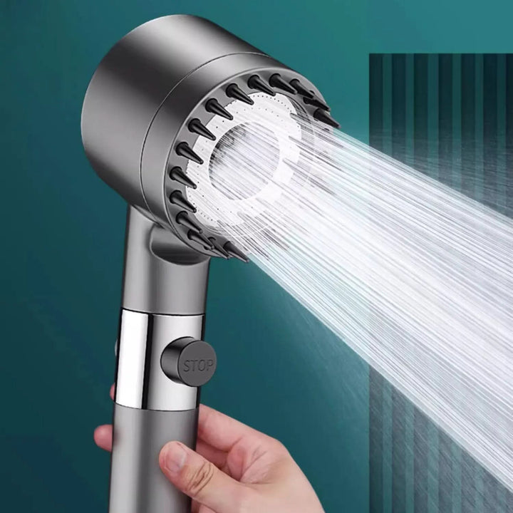 Hochdruck Duschkopf mit integriertem Wasserfilter und entspannender Massagefunktion für Ihr Badezimmer.