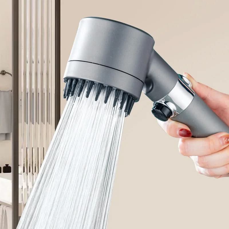 Duschkopf mit Wasserfilter für saubereres Wasser, Hochdruckfunktion und 3 Massagestrahlen für Wellness in der Dusche.
