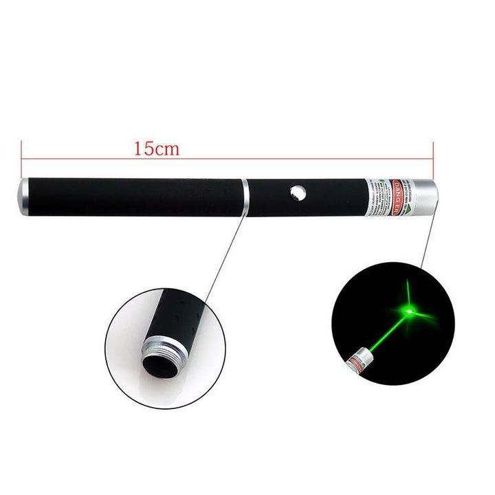 Robuster roter Hochleistungs-Laserpointer aus Aluminium, perfekt für Präsentationen und Outdoor-Aktivitäten.