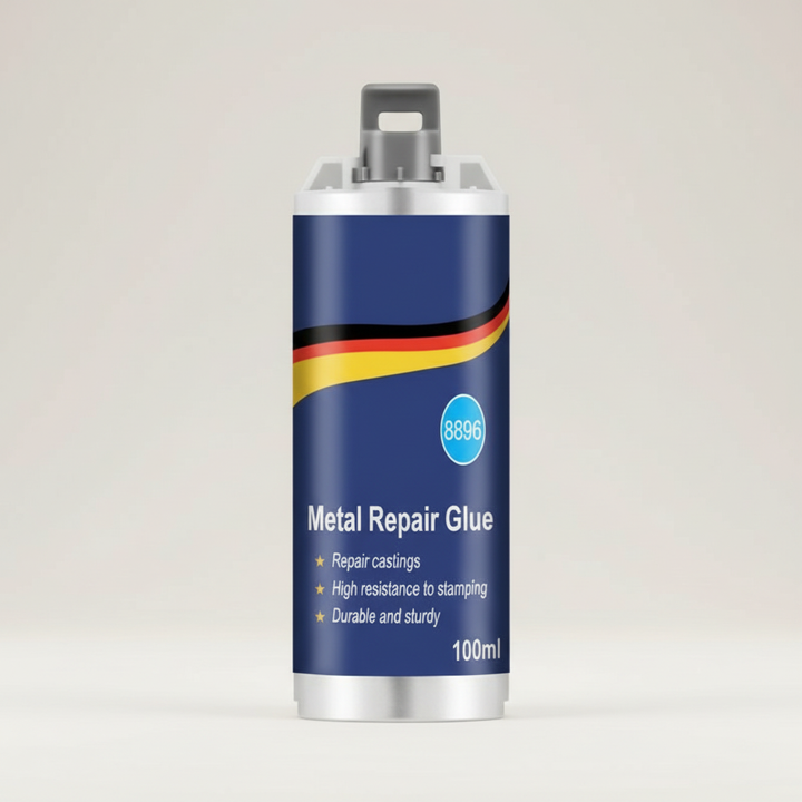 Hochleistungs-Metallkleber für Gusseisen, Stahl & Aluminium. Ideal zur Metallreparatur, hitzebeständig & wasserfest.