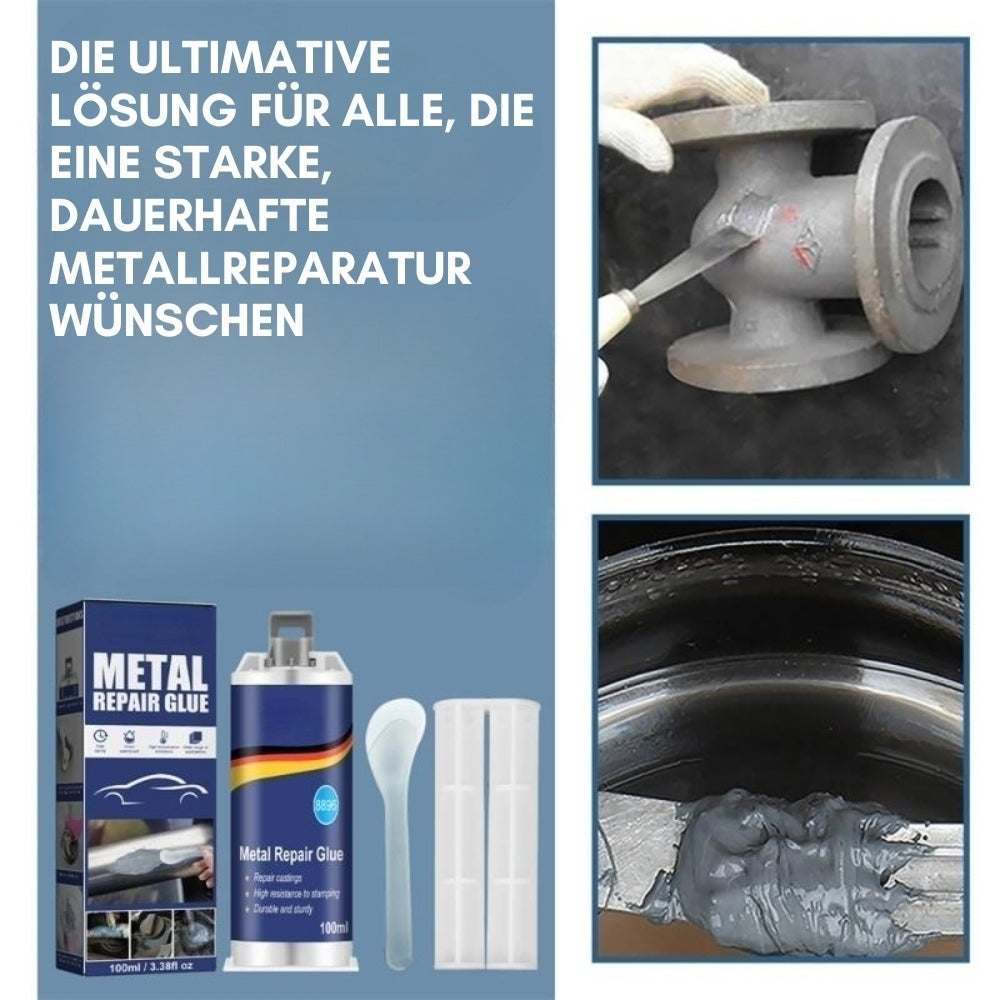 Reparaturkleber für Metalle: Gusseisen, Stahl, Alu. Perfekt für Heimwerker & Metallreparaturen. Wasserfest & hitzebeständig.