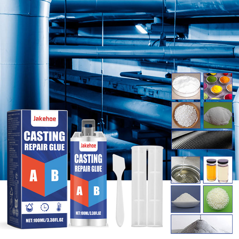 Vielseitiger Reparaturkleber für Metall & Gusseisen. Hochtemperatur, wasserdicht & langlebig. Epoxidharz.