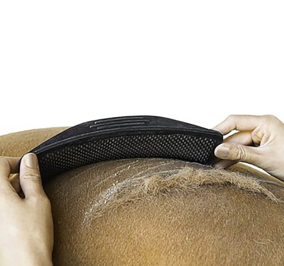 Massagebürste für Pferde: 6-in-1 Pferdebürste für Wellness und entspannende Fellpflege; fördert die Durchblutung.