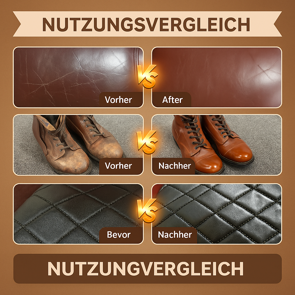 Spezial-Ledercreme für Autositze: Reinigt, schützt und verleiht Ihrem Leder neuen Glanz und Geschmeidigkeit.