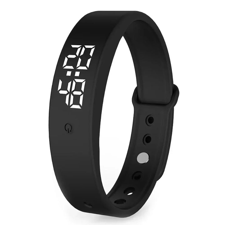 Hochwertige unisex Smartwatch mit klarer digitaler Anzeige und präziser Temperaturüberwachungsfunktion für den Alltag.