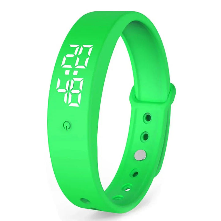 Elegante wasserdichte Unisex Smartwatch am Handgelenk, optimales Wearable und Accessoire für Sport und Gesundheit.