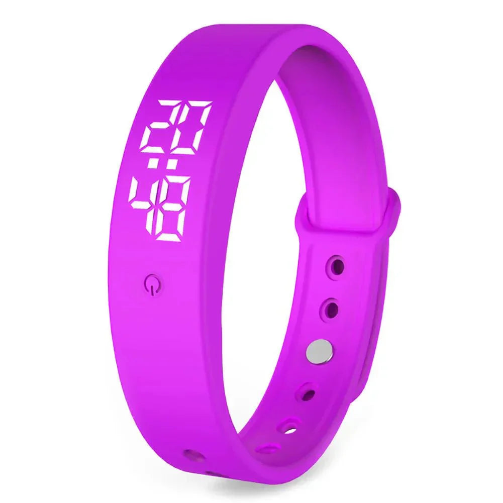 Moderne Digitaluhr und Smartwatch, wasserdicht und mit umfassender Temperaturüberwachung, perfekt für jedes Wetter.