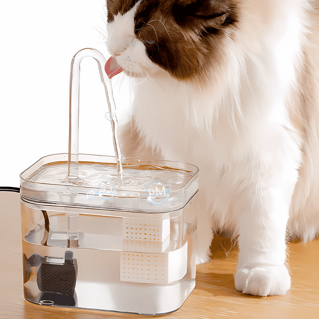 Hochwertiger Haustier Trinkbrunnen für Katzen & Hunde, bietet frisches, gefiltertes Wasser.
