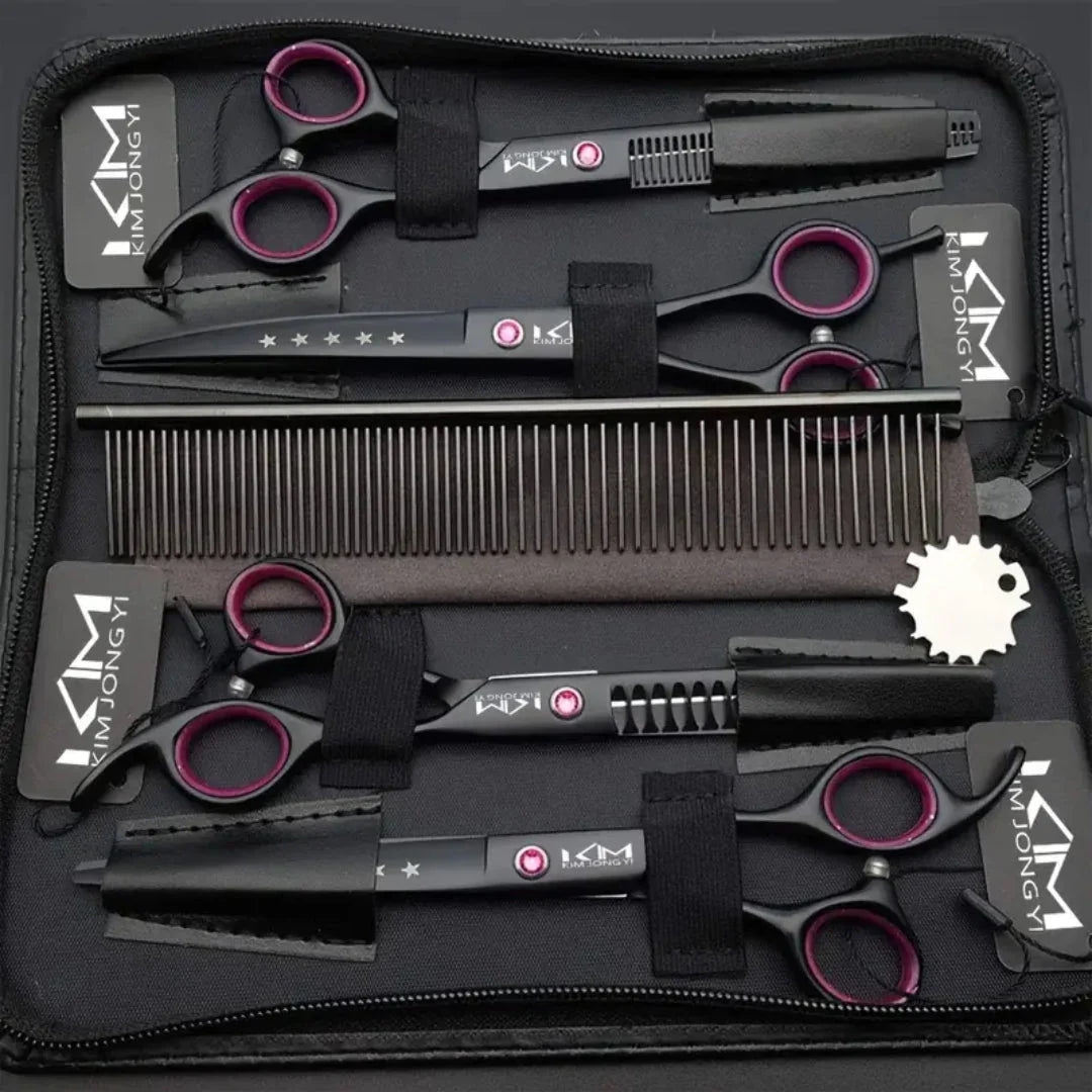 Ergonomisches Hundetrimmset für präzises Trimmen von Hundefell. Sanfte Pflege für alle Hunderassen.