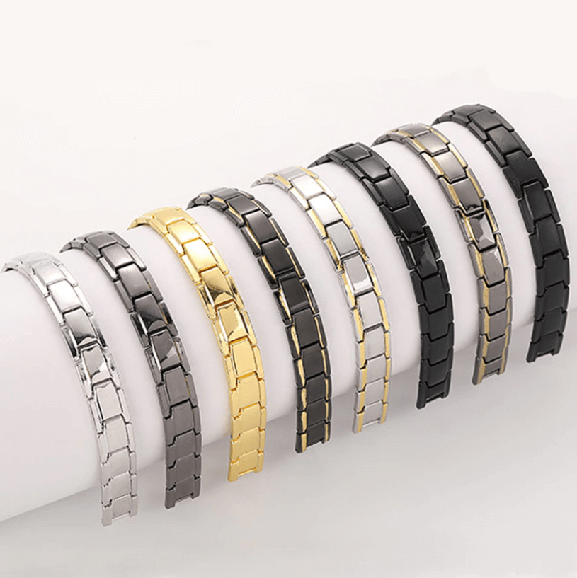 Ideales Geschenk: Unisex Magnetarmband aus Edelstahl für Energie, Stil & Gesundheit, hochwertiges Accessoire.