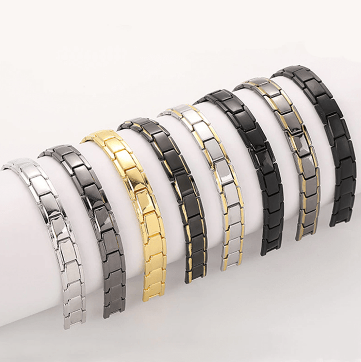 Ideales Geschenk: Unisex Magnetarmband aus Edelstahl für Energie, Stil & Gesundheit, hochwertiges Accessoire.