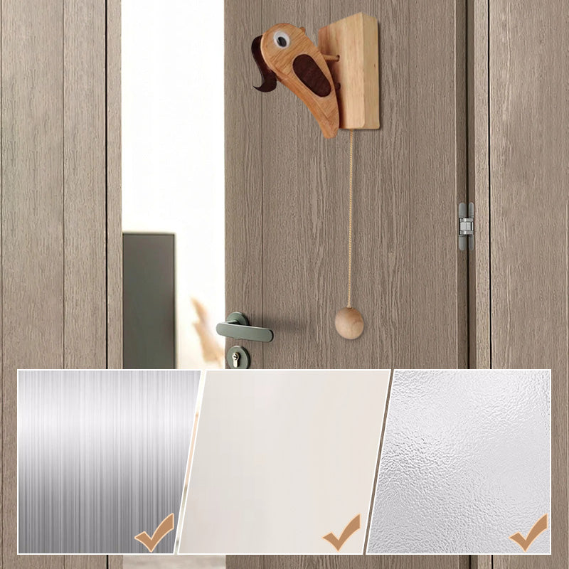 Dieser einladende Holz-Türklopfer mit Specht-Design ist die perfekte Geschenkidee für jeden Eingang.
