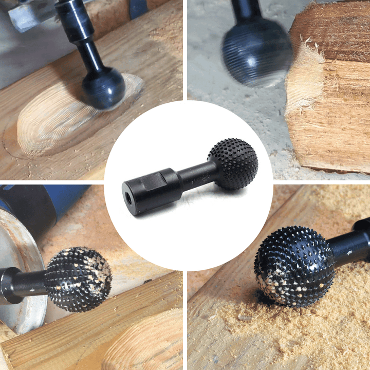 Holzfräskopf für Holzschnitzerei, ideal für DIY Holzkunst. Winkelschleifer Zubehör für präzises Schnitzen.