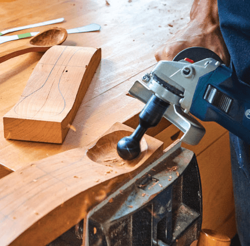 Robuster Rotationsfräser/Kugel Fräser für Holzkunst. Schnitzwerkzeug für detaillierte Holzbearbeitung.