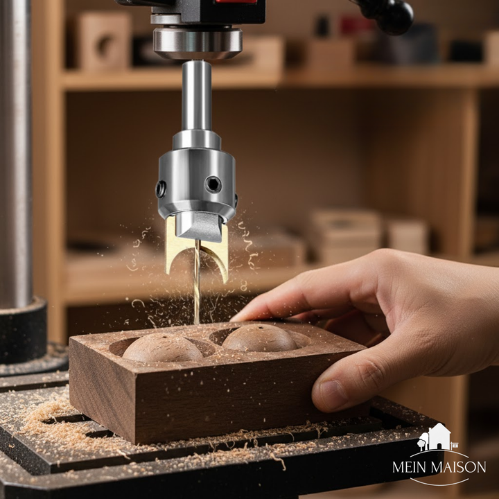 Hartmetall Holzperlenbohrer für makellose, runde Perlen; langlebiges Werkzeug für DIY Schmuckherstellung.