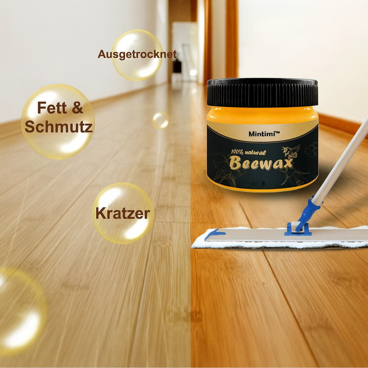 Holzpflegebalsam für Möbel, schützt Holz und bringt natürlichen Glanz zurück.