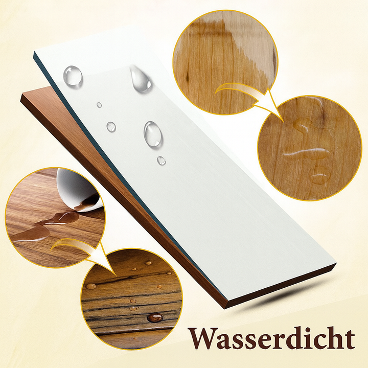 Hochwertiger Holzbalsam für Möbelreparatur, schützt vor Austrocknung und gibt dem Holz Feuchtigkeit.