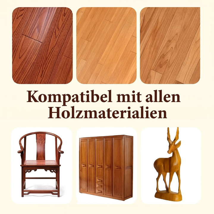 Tiefer Holzbalsam: Natürliche Pflege für Möbel. Schützt vor Feuchtigkeit und UV-Strahlen, für dauerhaften Glanz.