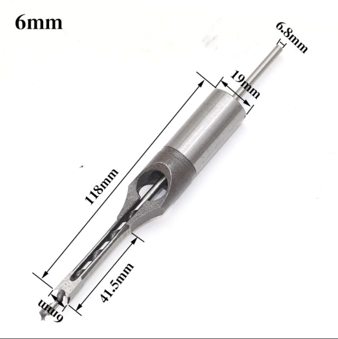 Präzises Schlitzverbindungs-Adapter Set für Bohrmaschinen, essenziell für Möbelbau & Holzprojekte.
