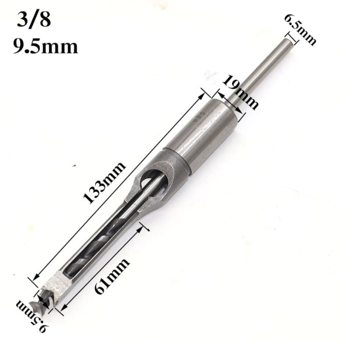 Gut organisiertes Holzverbindungs-Adapter Set für Bohrmaschinen, sicher verpackt für professionelles Handwerk.