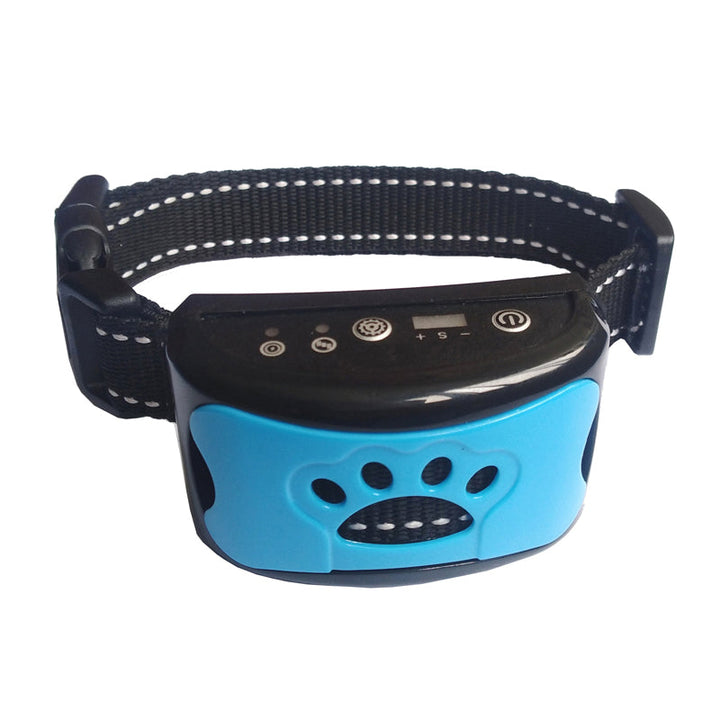 Humanes Anti-Bell Hundehalsband für schmerzfreie Hundeerziehung mit Vibration & Ultraschall.