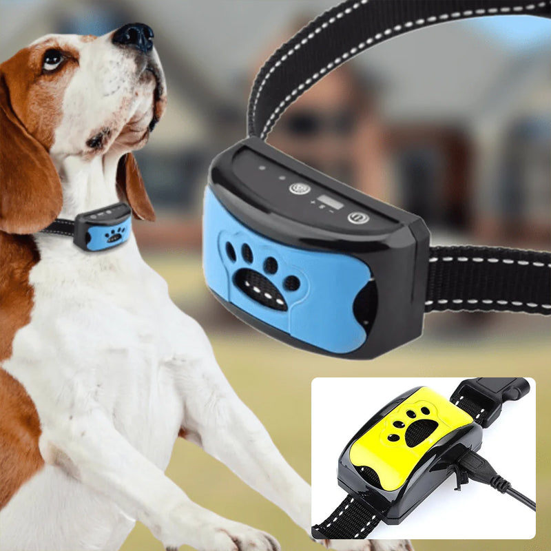 Hundeerziehung leicht gemacht: Humanes Anti-Bell Halsband mit sanfter Vibration & Ultraschall.