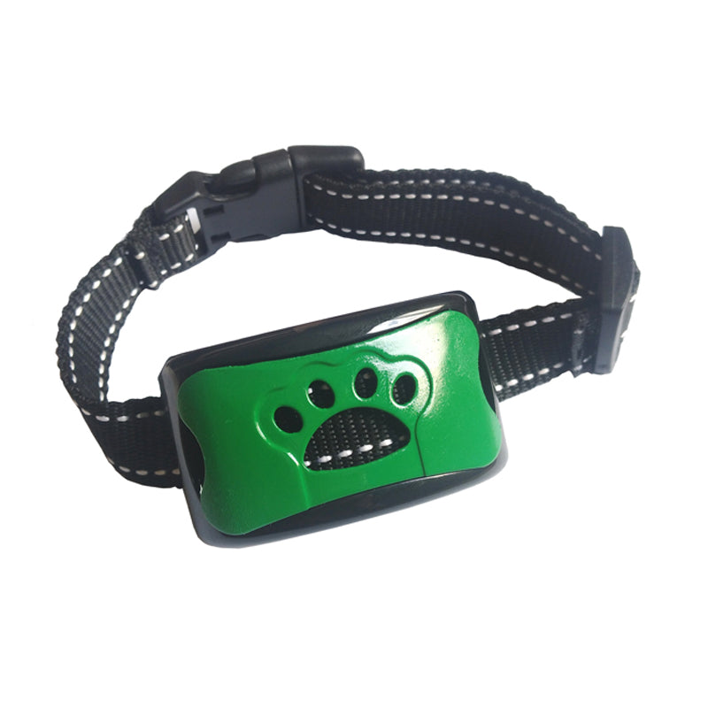 Hundeerziehungshilfe: Tierfreundliches Anti-Bell Halsband mit Vibration und Ultraschallfunktion.