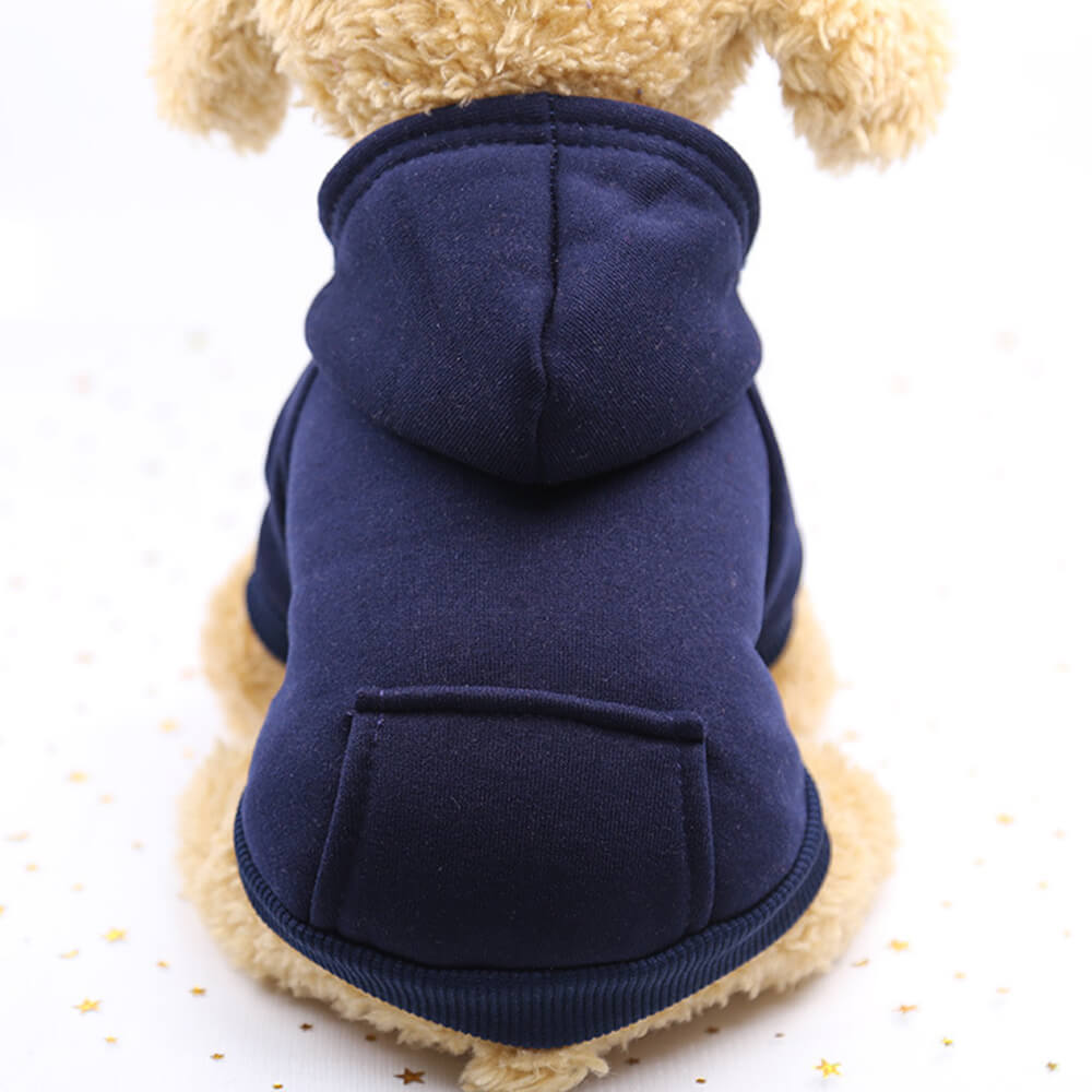 Robuster Hunde Hoodie, strapazierfähig & gemütlich. Ideal als Herbst/Winter Tierbekleidung.