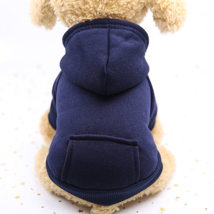 Robuster Hunde Hoodie, strapazierfähig & gemütlich. Ideal als Herbst/Winter Tierbekleidung.