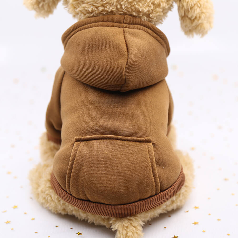 Eleganter Sport-Hoodie für Hunde, hält Ihren Liebling warm. Hochwertige Herbstkleidung.