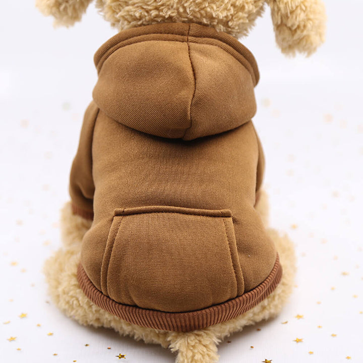Eleganter Sport-Hoodie für Hunde, hält Ihren Liebling warm. Hochwertige Herbstkleidung.