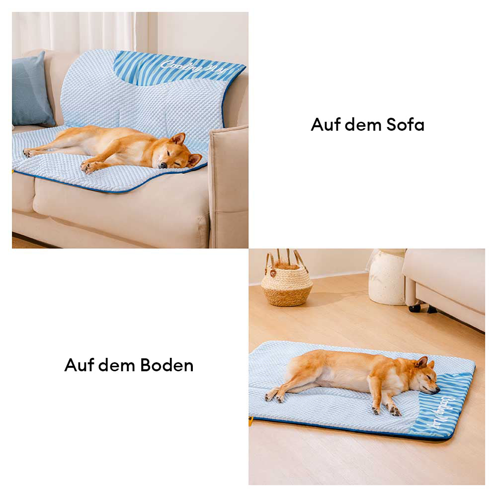 Verschiedene Größen der kühlenden Hundematte, rutschfest & waschbar für Haustierbedarf.
