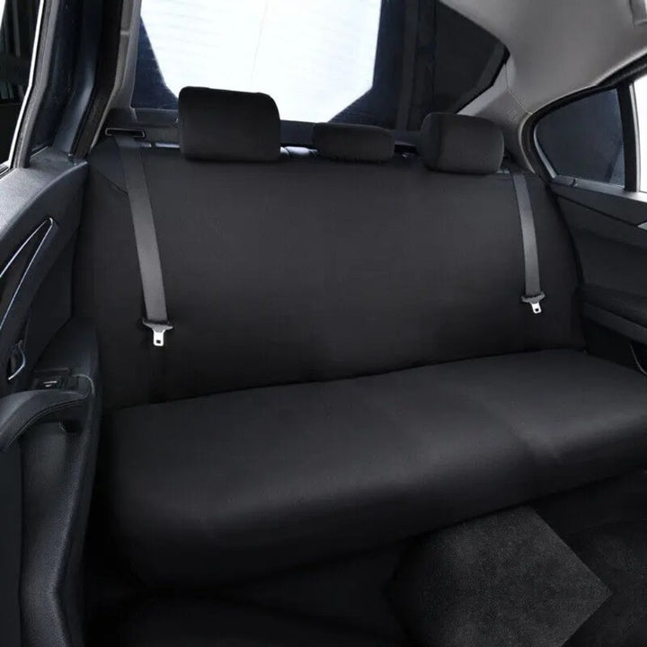 Strapazierfähiger Hunde Auto Rückbank Schutzbezug, leicht zu reinigen. Perfektes Autozubehör für Reisen mit Hunden.