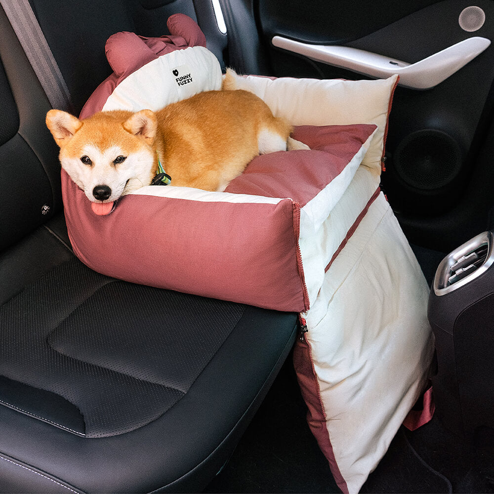 Komfortables Hundebett fürs Auto, ideal für entspannte Reisen mit Ihrem Haustier.
