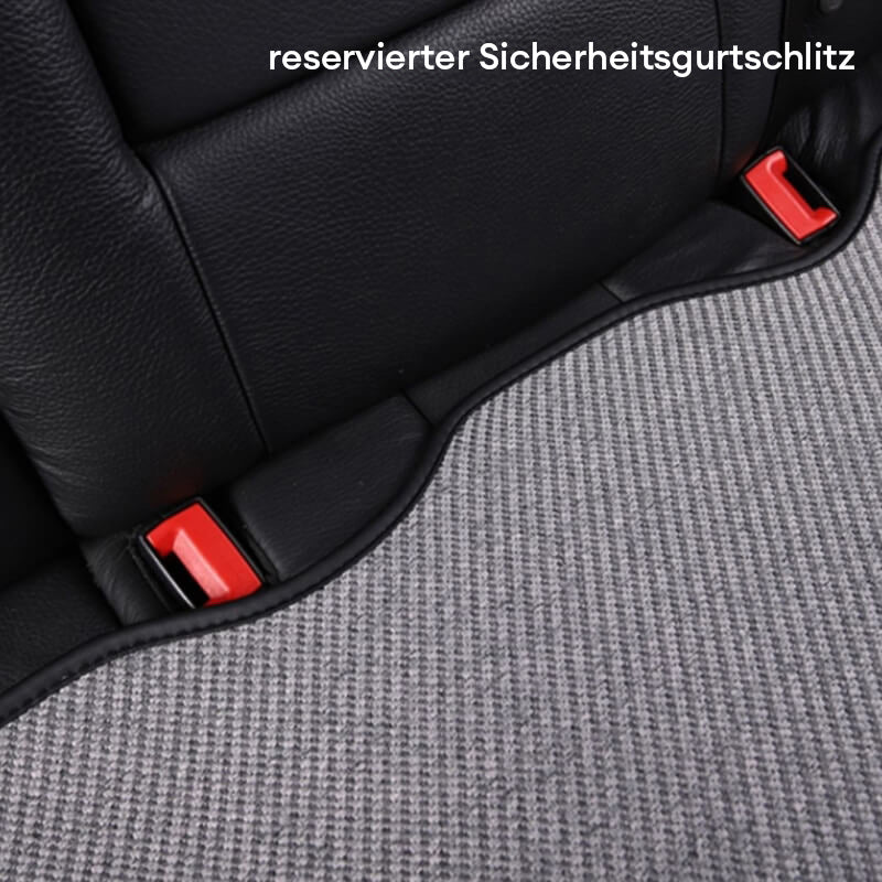 Sicherer Hunde Autositzbezug aus Chenille. Rutschfester Halt für Hunde, schützt den Autositz vor Verschleiß.