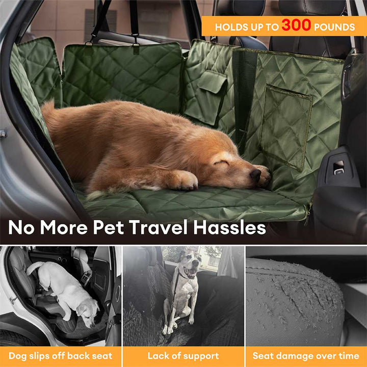 Wasserdichte Hunde Autositzverlängerung, ideal für sichere und komfortable Autofahrten mit Hunden.