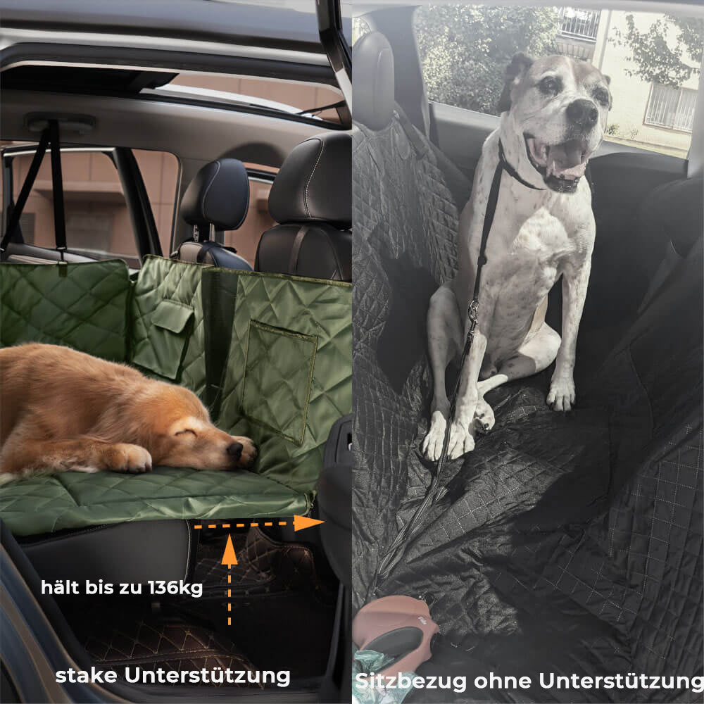 Hundesitz für das Auto: Bietet Sicherheit und Komfort auf Reisen. Faltbar und leicht zu verstauen.