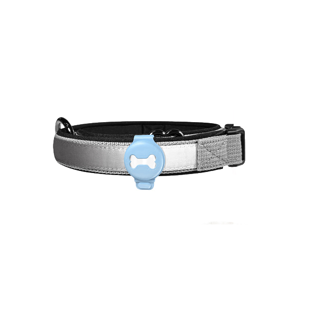 Kompakter Hunde GPS-Tracker am Halsband für zuverlässige Outdoor-Ortung & Anti-Verlust-Sicherheit.