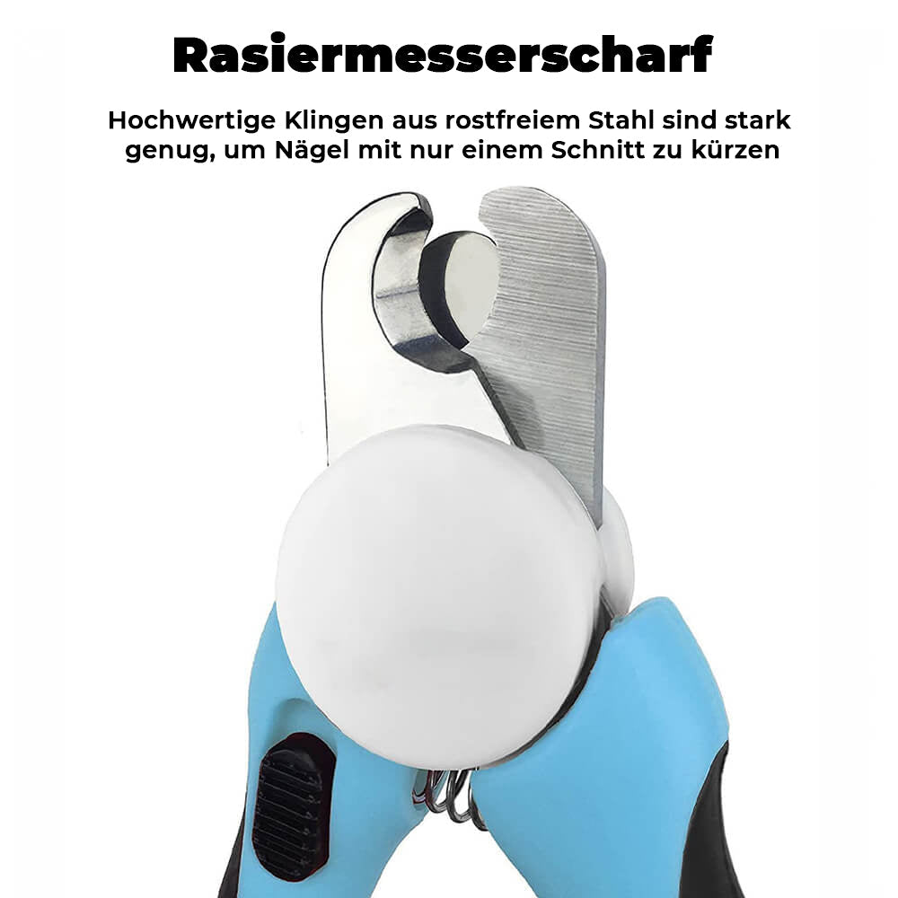 Professioneller Krallenschneider für Hunde und Katzen. Präziser Nagelknipser und Feile für optimale Tiergesundheit.