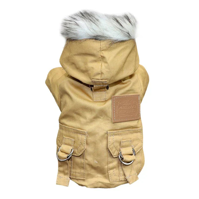 Hunde-Winterjacke FrostPaws: Warm, stilvoll & wasserdicht. Idealer Hundemantel für kalte Wintertage.