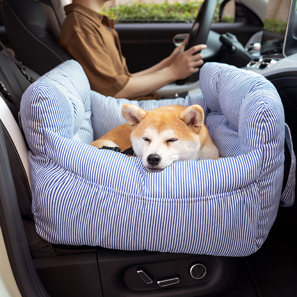 Autositz für Hunde: Ein weiches, sicheres Haustierbett. Ideal für lange Ausflüge & alltägliche Fahrten.