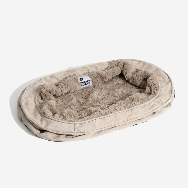 Donut Hundebettbezug, Polyester, für gemütlichen und sauberen Hundeschlafplatz.