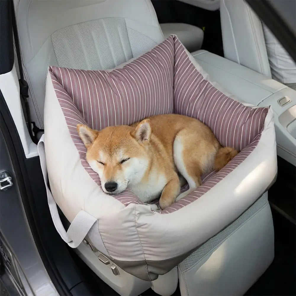 Hundekarre Sitzbett: Sicheres, wasserabweisendes Autohundebett für komfortable Autofahrten mit Ihrem Hund.