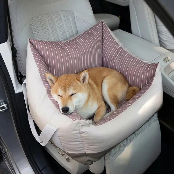 Hundekarre Sitzbett: Sicheres, wasserabweisendes Autohundebett für komfortable Autofahrten mit Ihrem Hund.