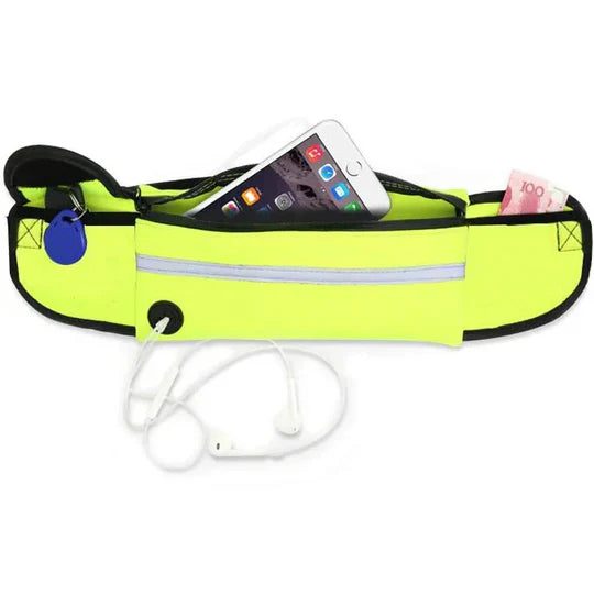Reflektierende Freihandleine mit Hüftgurt für erhöhte Sicherheit bei Outdoor-Aktivitäten & Jogging im Dunkeln.
