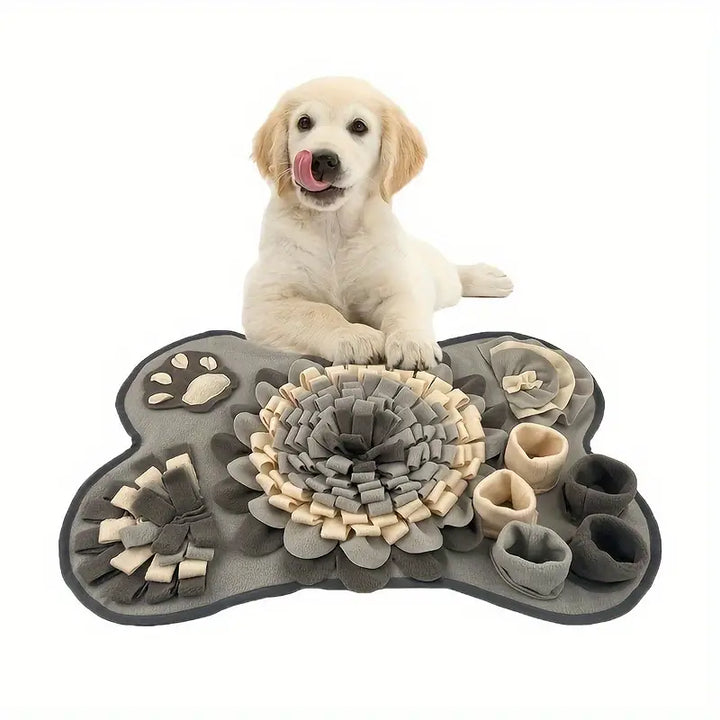 Intelligenzspielzeug: Schnüffelteppich für Hunde, fördert geistige Stimulation & verlangsamt die Futteraufnahme.